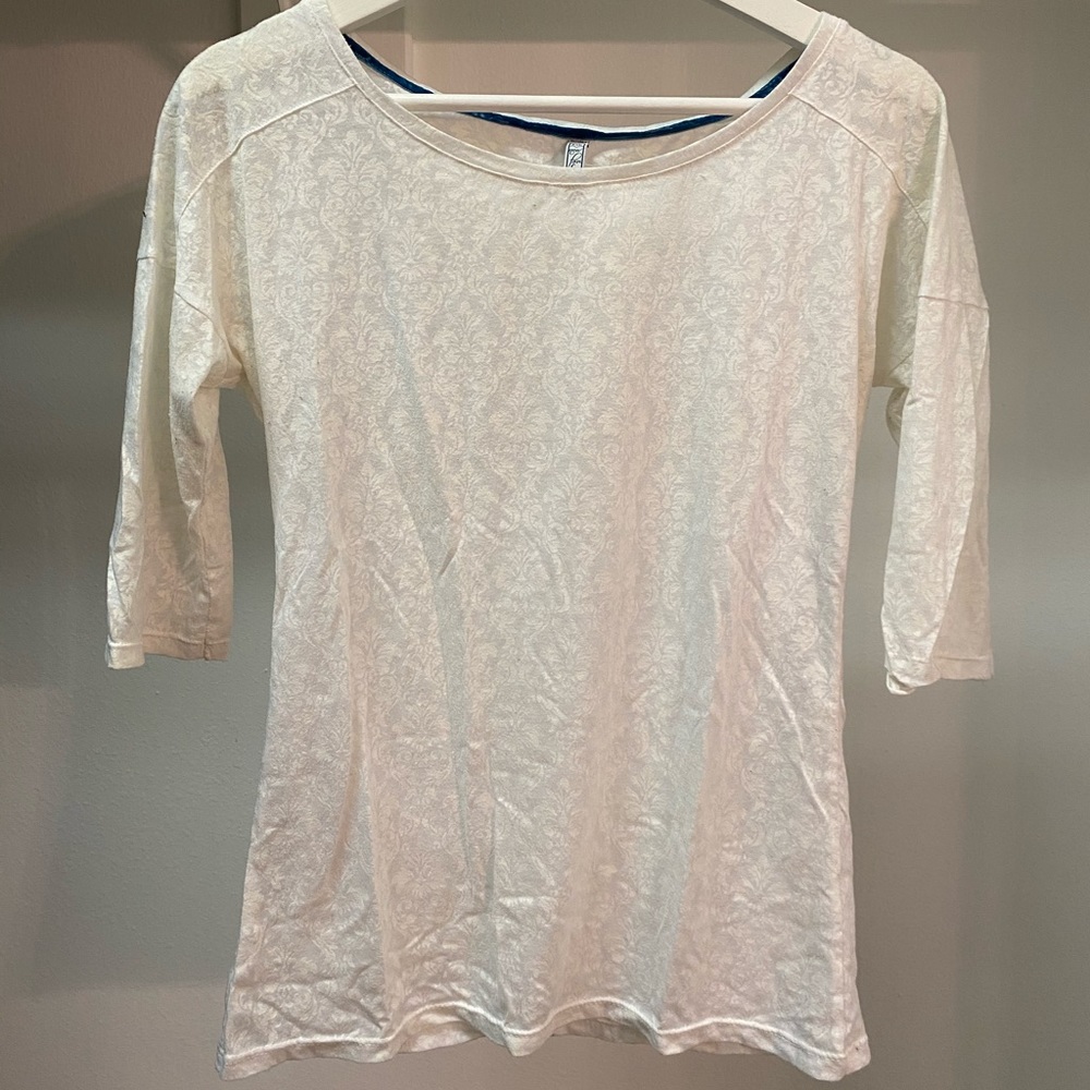 White shirt.